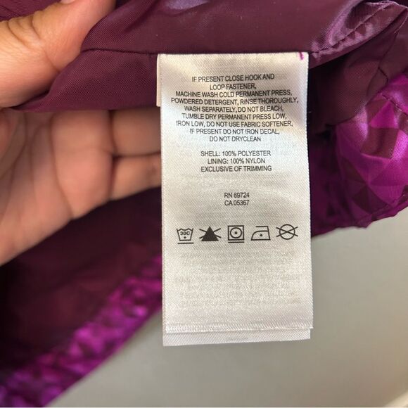 Columbia Womens Outer West Interchange Jacket Bright Plum Print Large - Picture 5 of 15